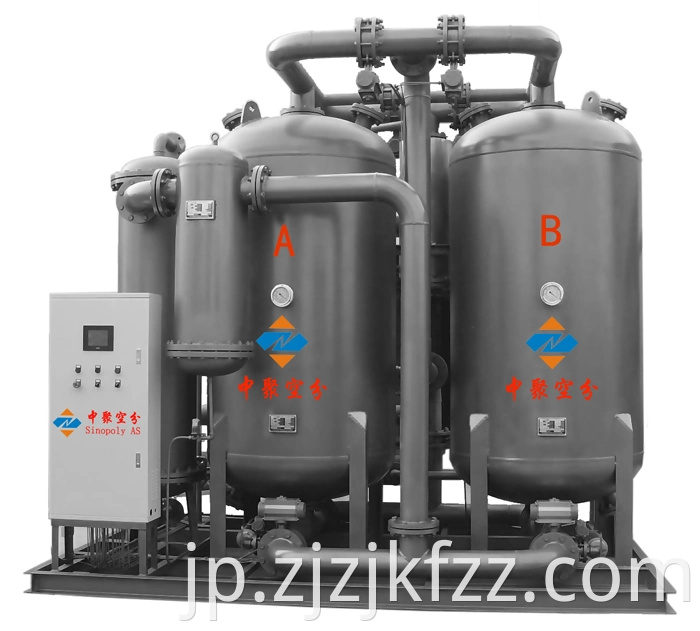 排熱再生コンパクトヒートレス乾燥剤Dpa圧縮空気吸着乾燥機